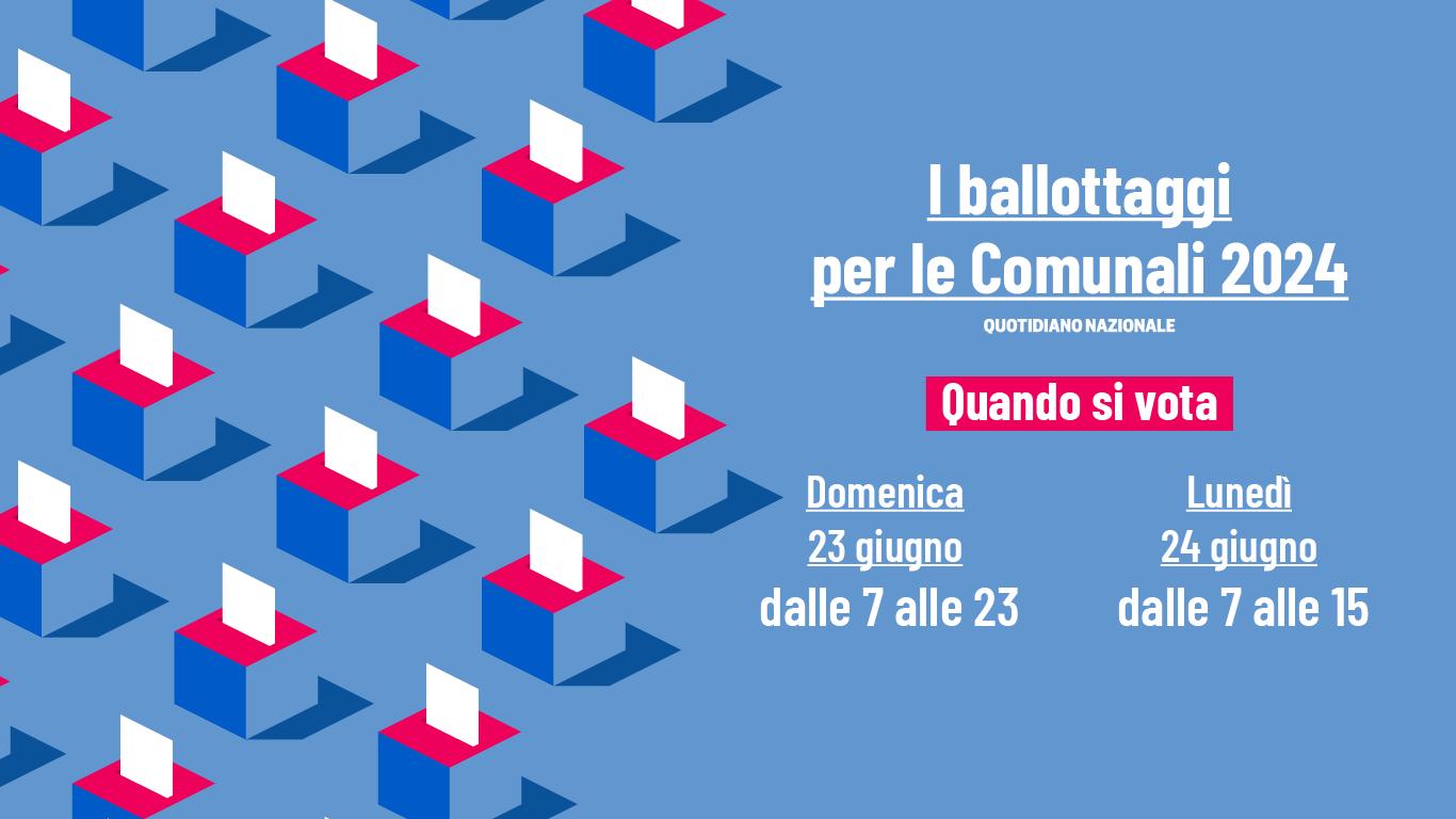 Quando si vota per i ballottaggi 2024 date e orari. Quali sono le