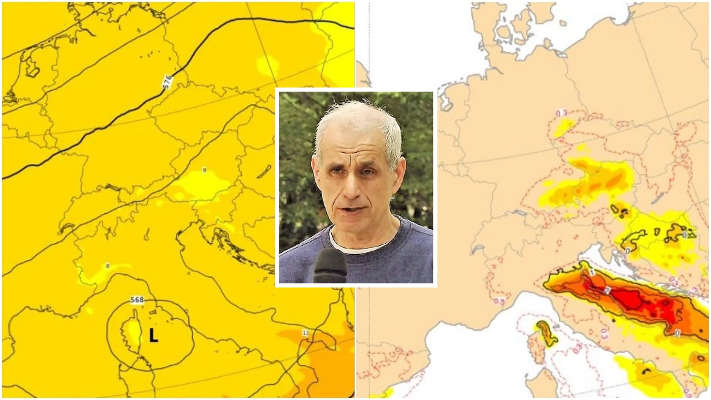 Forte ondata di maltempo in arrivo: le mappe del Centro Europeo per le previsioni meteorologiche a medio termine (ECMWF) e Pierluigi Randi