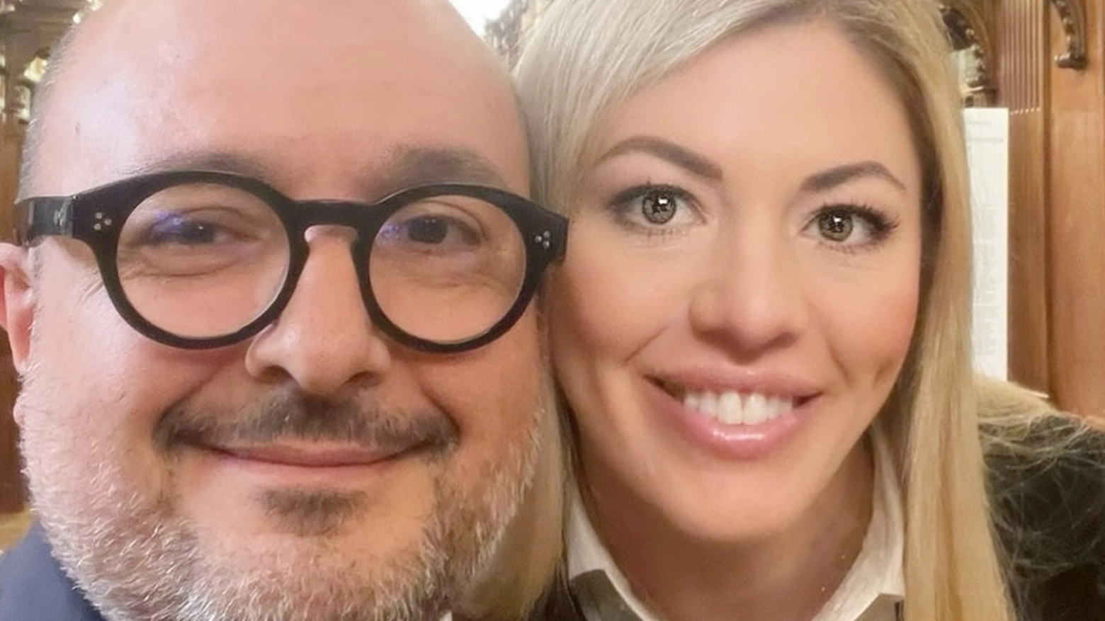 Maria Rosaria Boccia con il ministro Sangiuliano