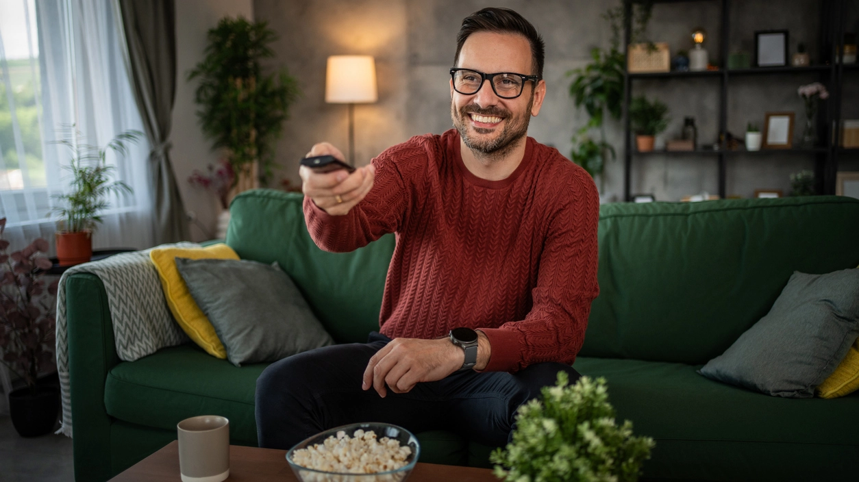 Guardare la tv - Crediti iStock Photo