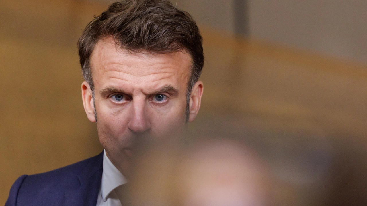 Il presidente francese Emmanuel Macron (Ansa)