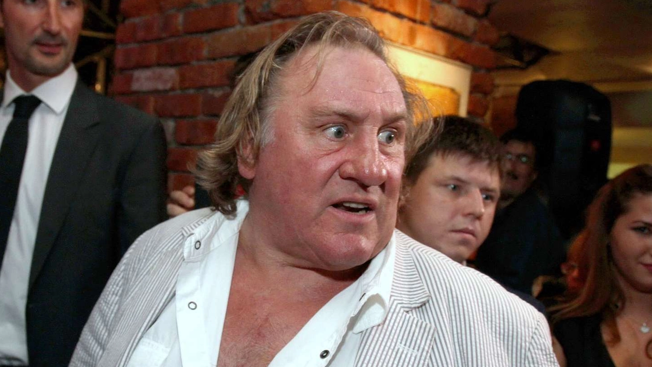 Gérard Depardieu in una foto di repertorio del 2020 (foto Olycom)