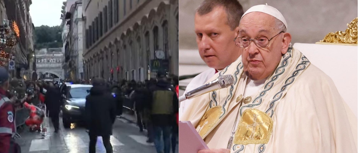 Paura per il Papa, attivista contro la corrida prova ad avventarsi su un’auto del corteo