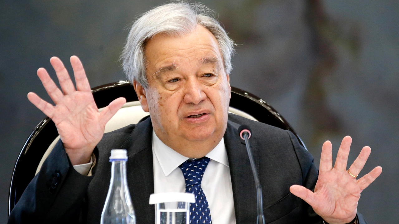 Il segretario generale dell'Onu, Antonio Guterres (foto Ansa)