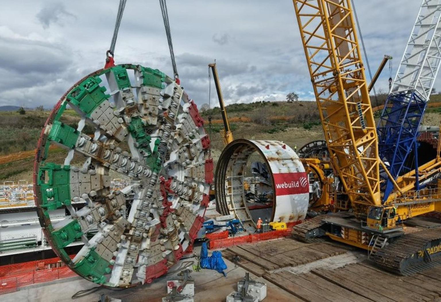 Webuild avvia la più grande talpa meccanica per l'alta velocità Salerno-Reggio Calabria