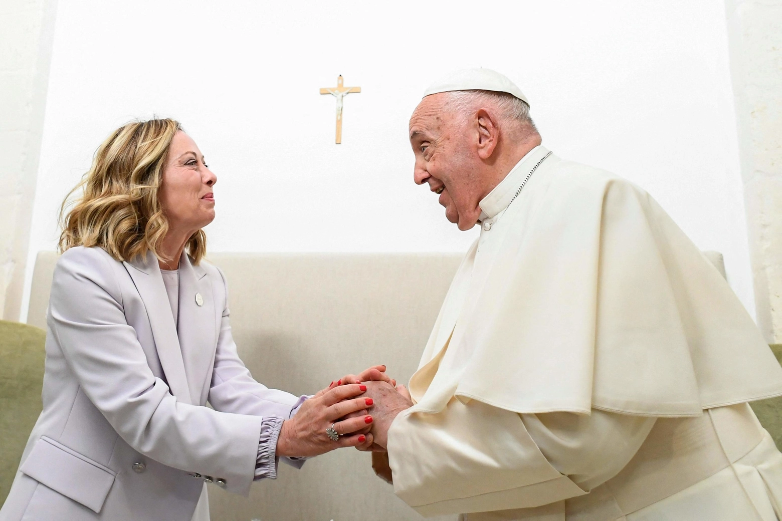 La premier Meloni incontra Papa Francesco