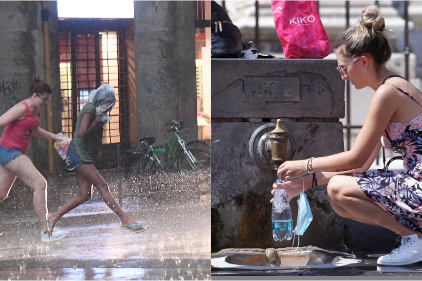 Temporali al Nord e caldo al Centro-Sud