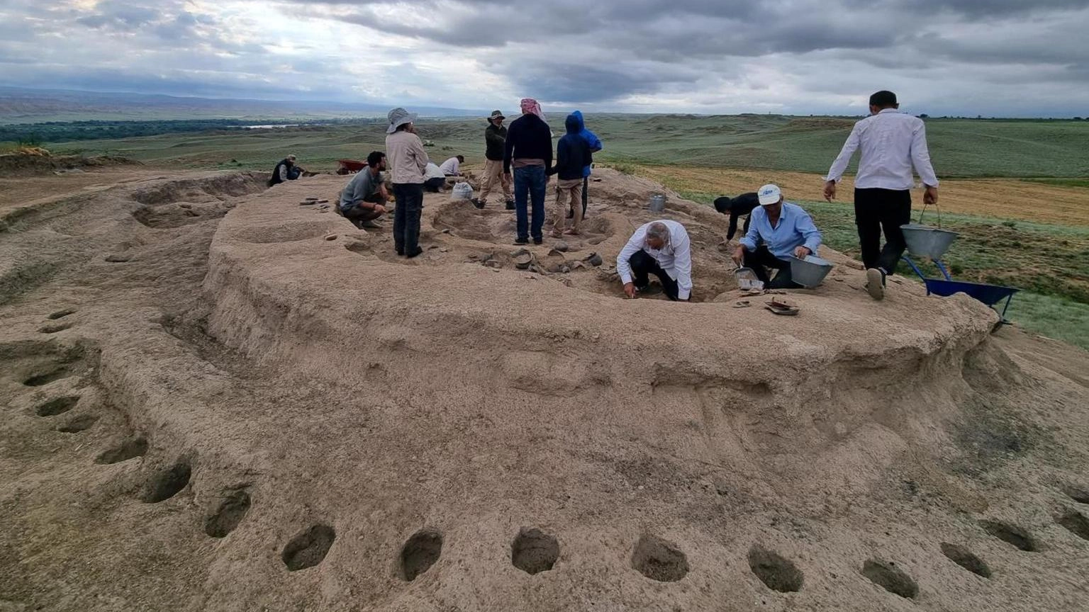 Scoperta in Azerbaijan una "mensa" di 3.500 anni fa