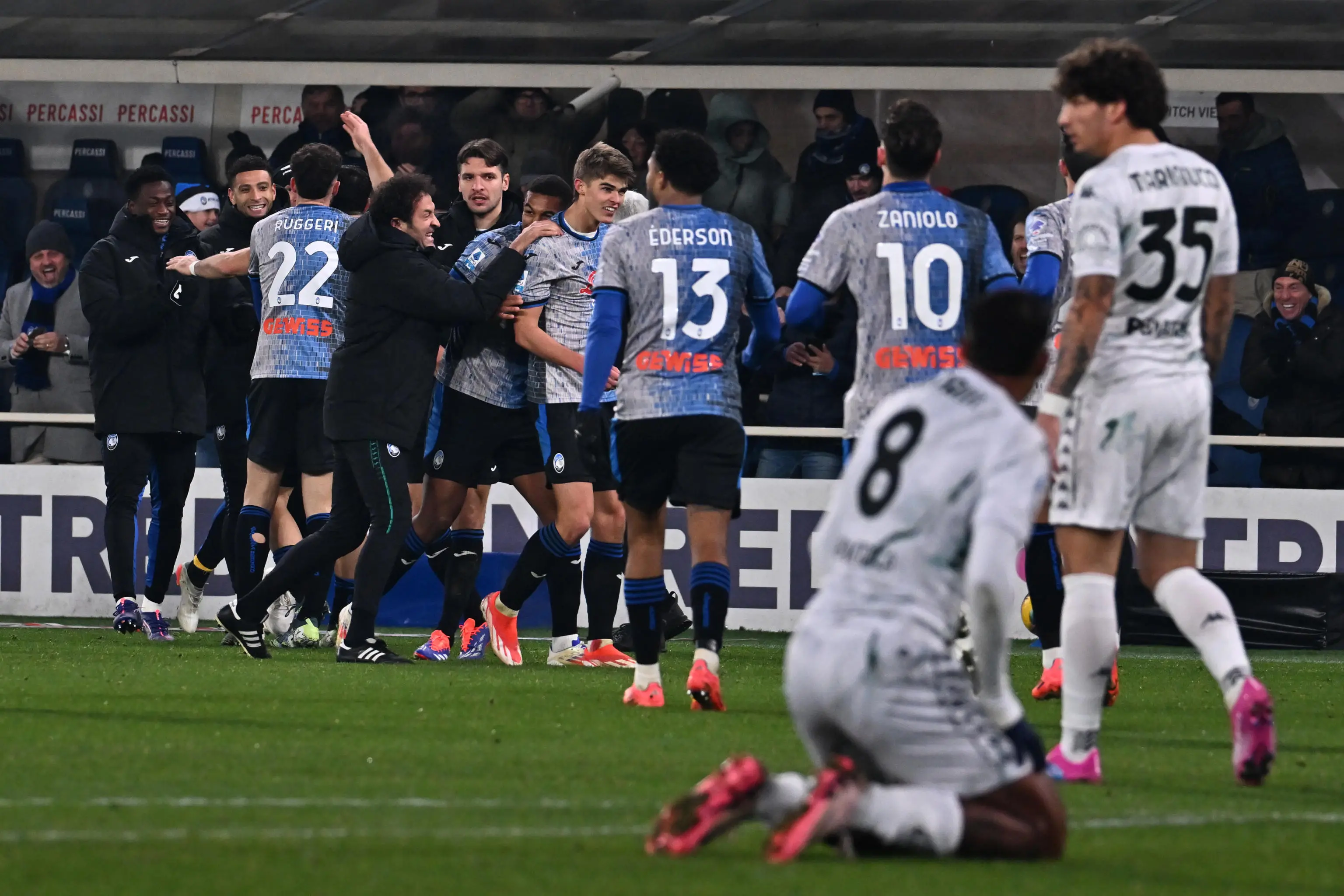 Atalanta-Empoli 3-2. Azzurri belli, ma puniti nel finale