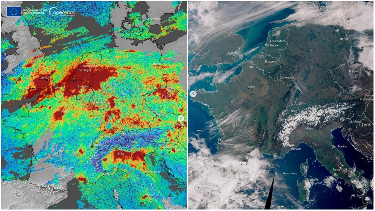 Le immagini sulla pagina instagram di Copernicus