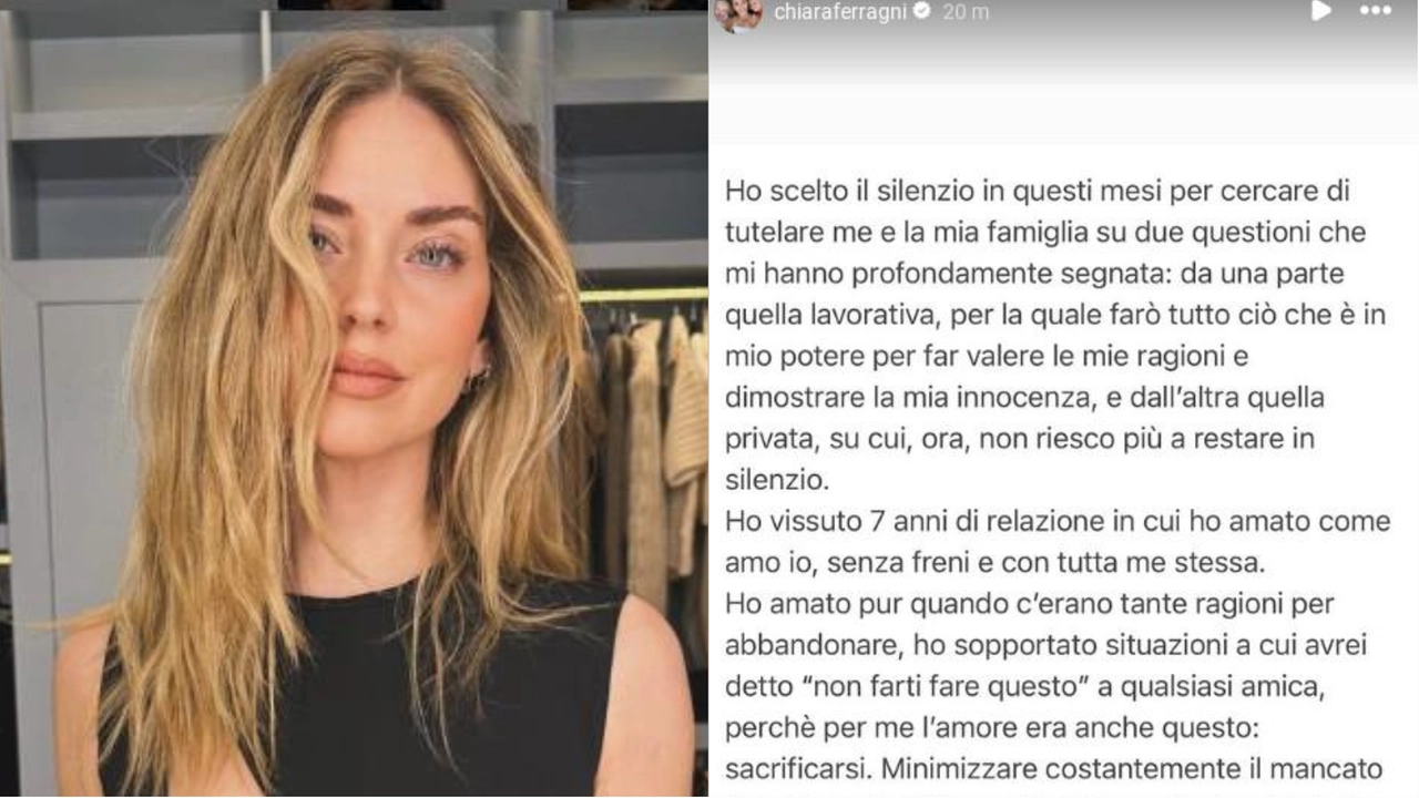 Il lungo post di Chiara Ferragni su Instagram (@chiaraferragni)