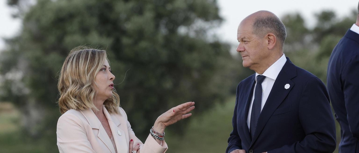 Giorgia Meloni e Olaf Scholz discutono la difesa europea in vista del vertice