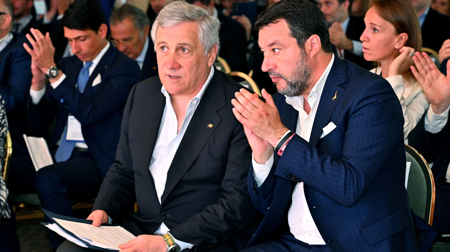 I due vicepresidenti del Consiglio, Antonio Tajani e Matteo Salvini