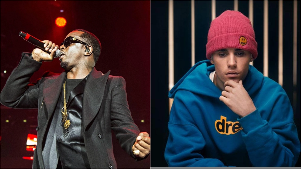 Il rapper e magnate musicale P Diddy e il cantante canadese Justin Bieber