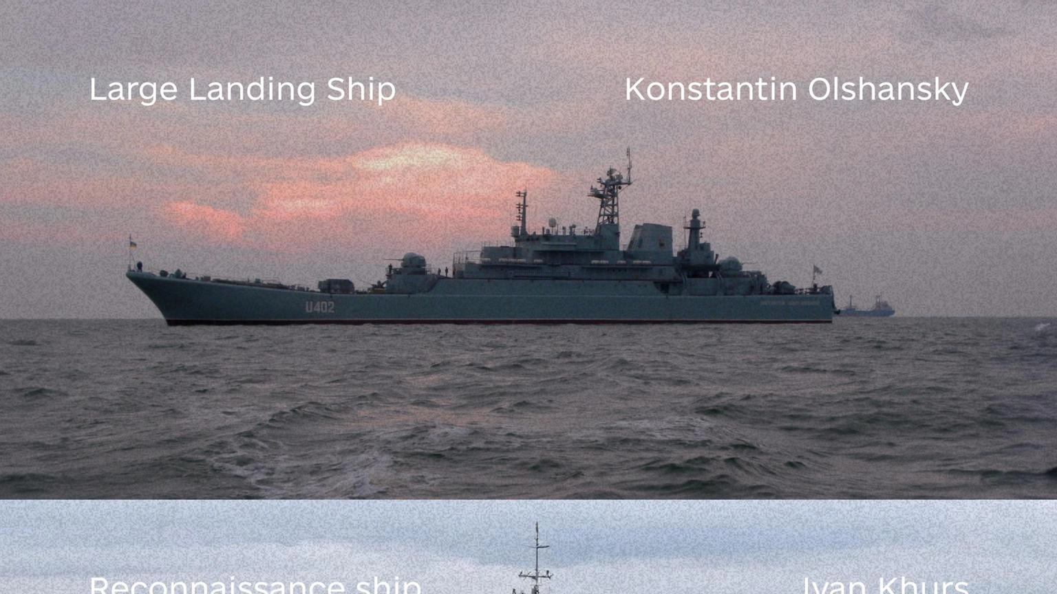 Kiev, colpita nave anfibia russa Kostyantyn Olshansky