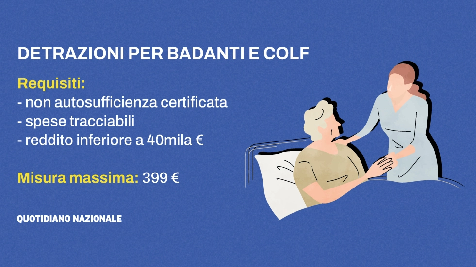 Detrazioni per colf e badanti