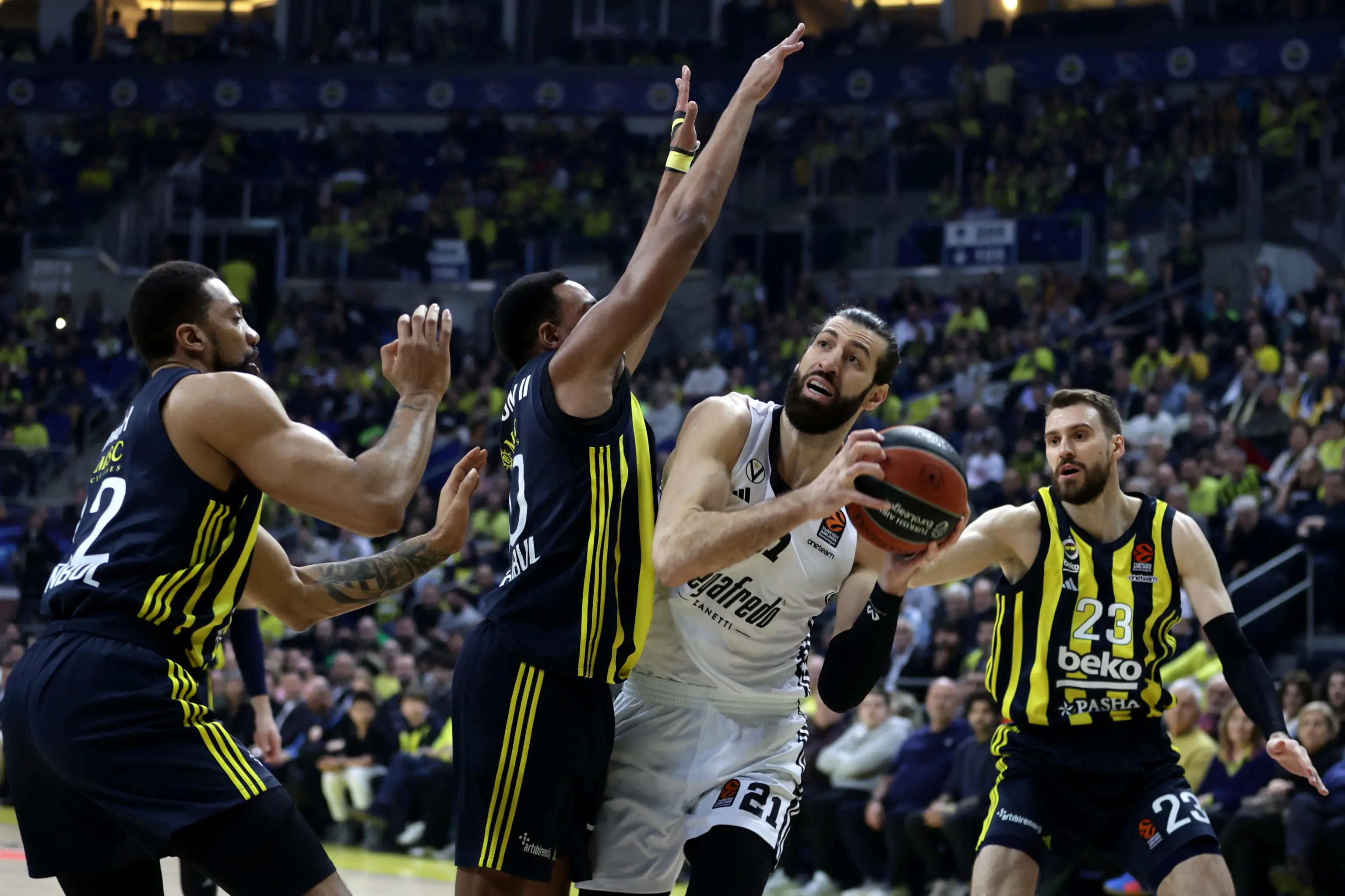 La Virtus cade a Istanbul, cuore e determinazione non bastano