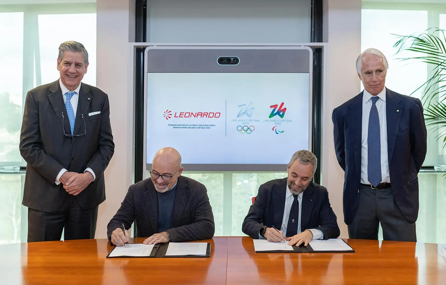 Leonardo e Fondazione Milano Cortina 2026: accordo strategico per i Giochi Invernali