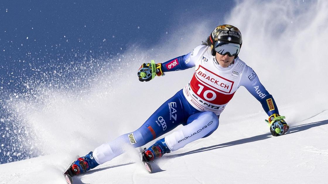 Federica Brignone al comando nello slalom gigante di Semmering