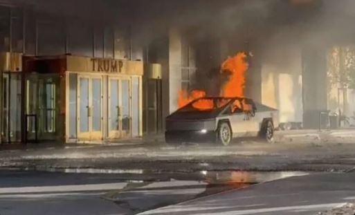 Una Tesla Cybertruck esplode davanti al Trump Hotel di Las Vegas: un morto. Il video virale