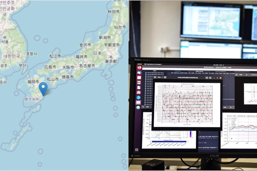 Il terremoto è stato rilevato nell'isola meridionale di Kyushu, zona Sud Ovest del Giappone