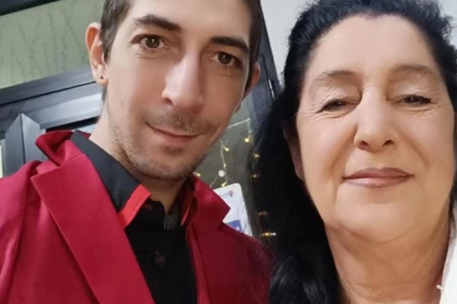 Michael Zanera con la mamma Rosalba Faraci