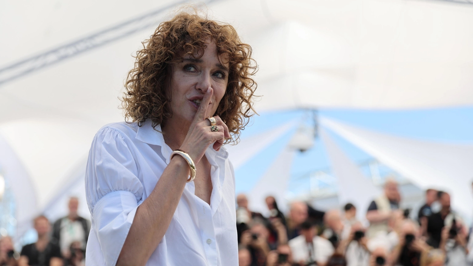 Valeria Golino al Festival di Cannes (Ansa)