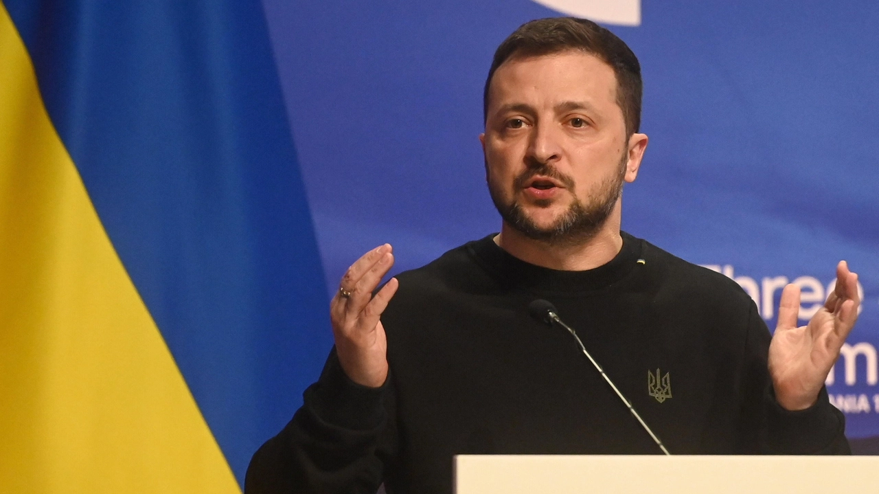 Il presidente ucraino Volodymyr Zelensky (Ansa)