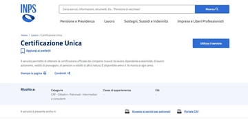 La Certificazione Unica 2024 Inps è disponibile online. Ecco come scaricarla