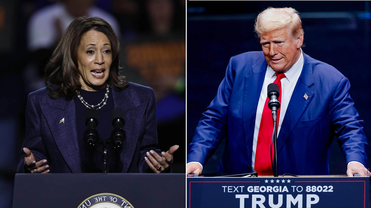 Donald Trump e Kamala Harris: i due canditati per le elezioni presidenziali Usa 2024