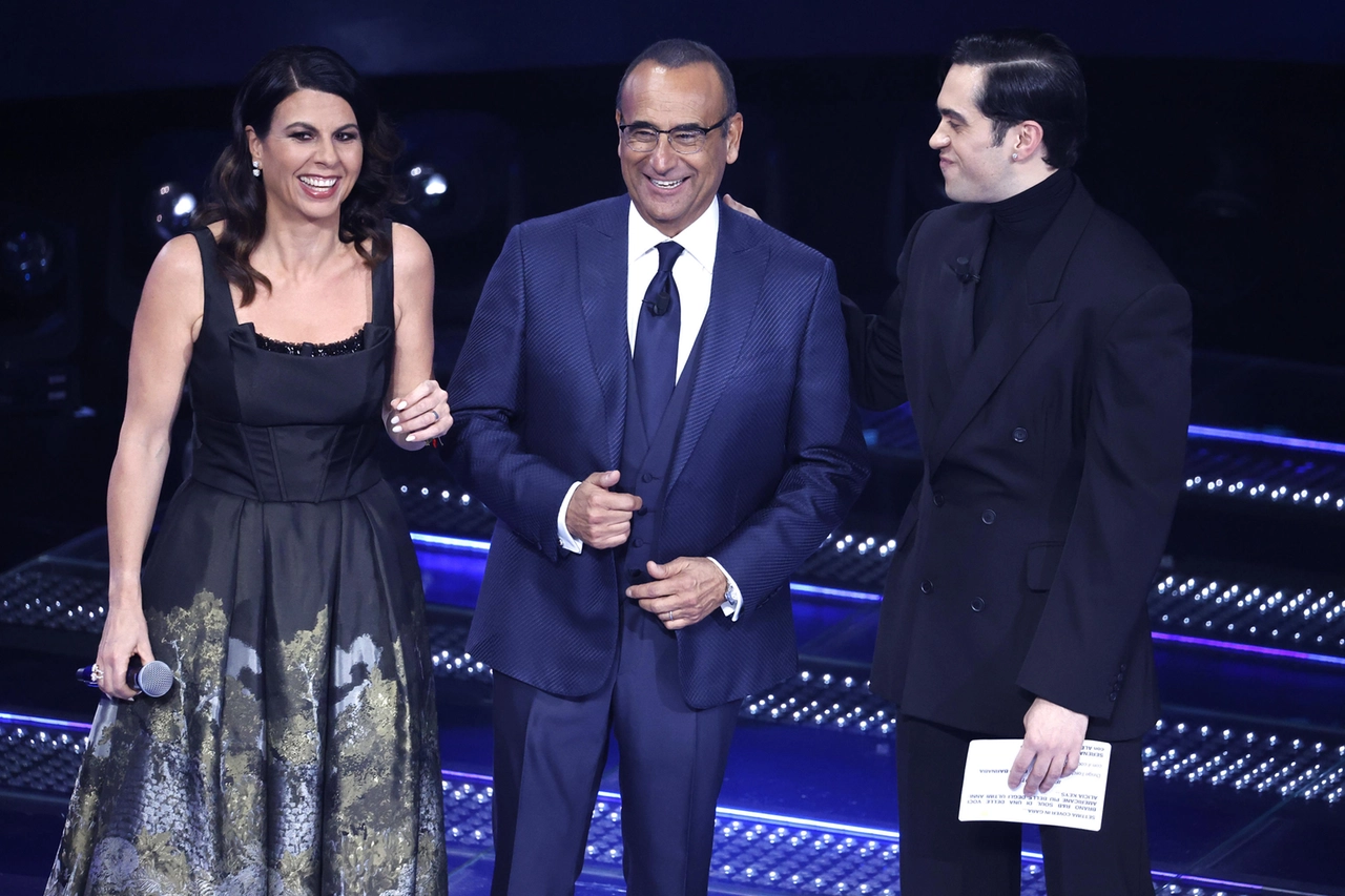 Geppi Cucciari, Carlo Conti e Mahmood