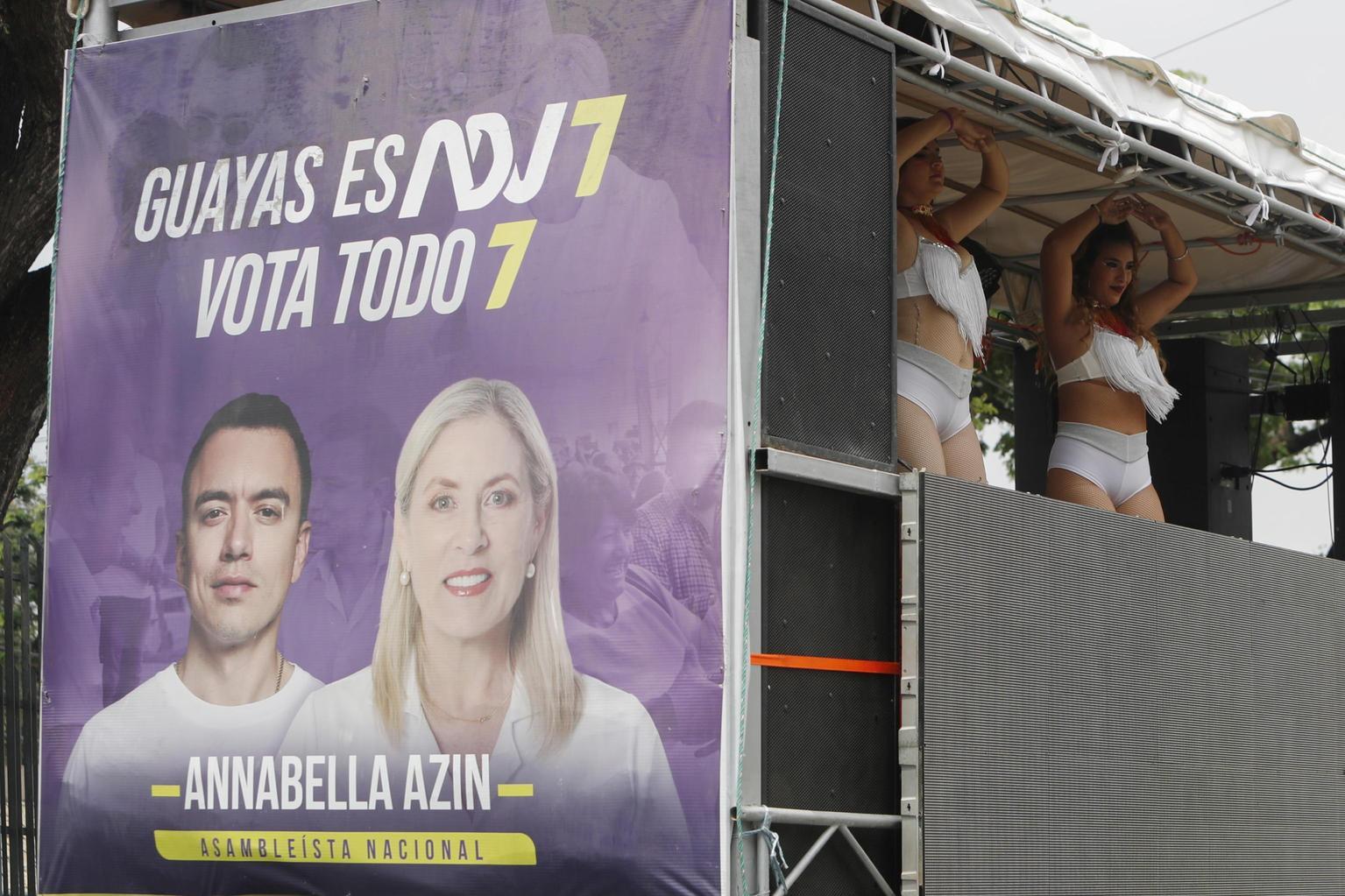 Elezioni Ecuador: Noboa e González chiudono la campagna a Guayaquil