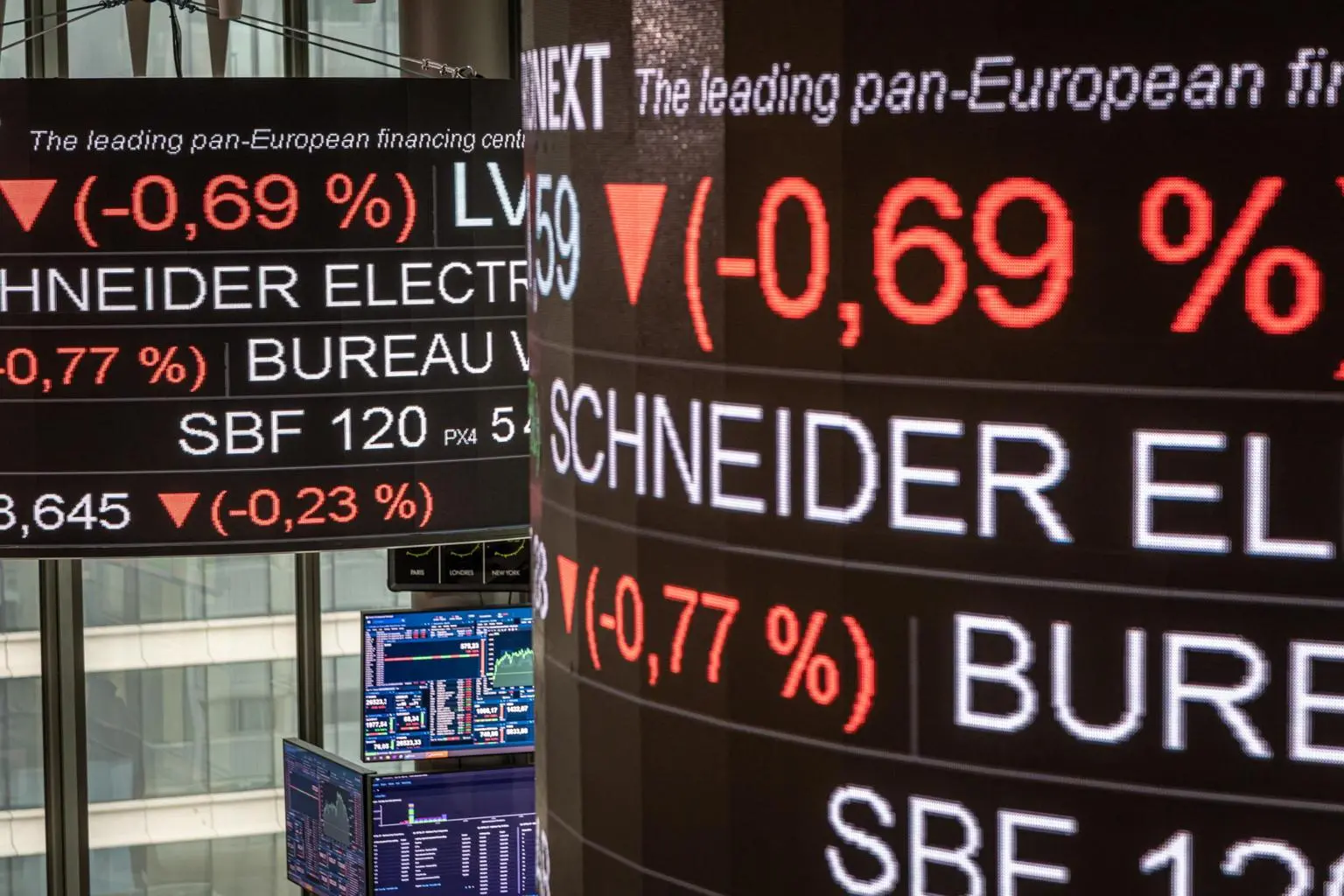 Borse europee in calo, Milano cede l'1,75%; rialzo per i listini Usa dopo annuncio Fed