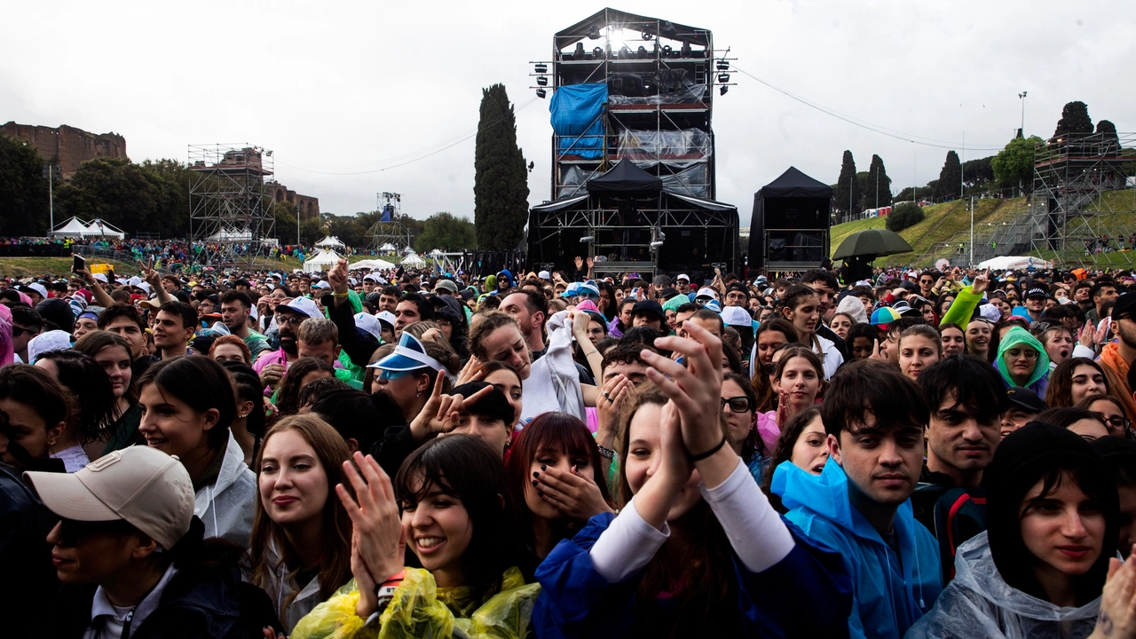 Concertone del Primo Maggio di Roma: il pubblico al Circo Massimo