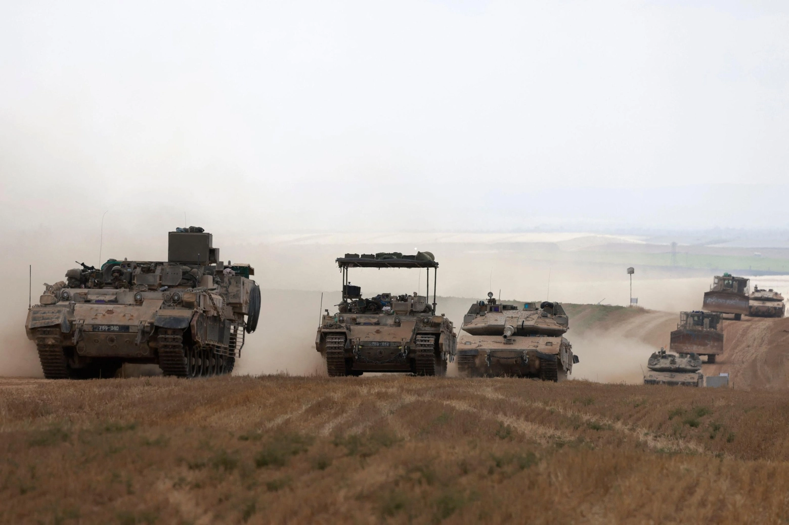 L'esercito israeliano verso Rafah