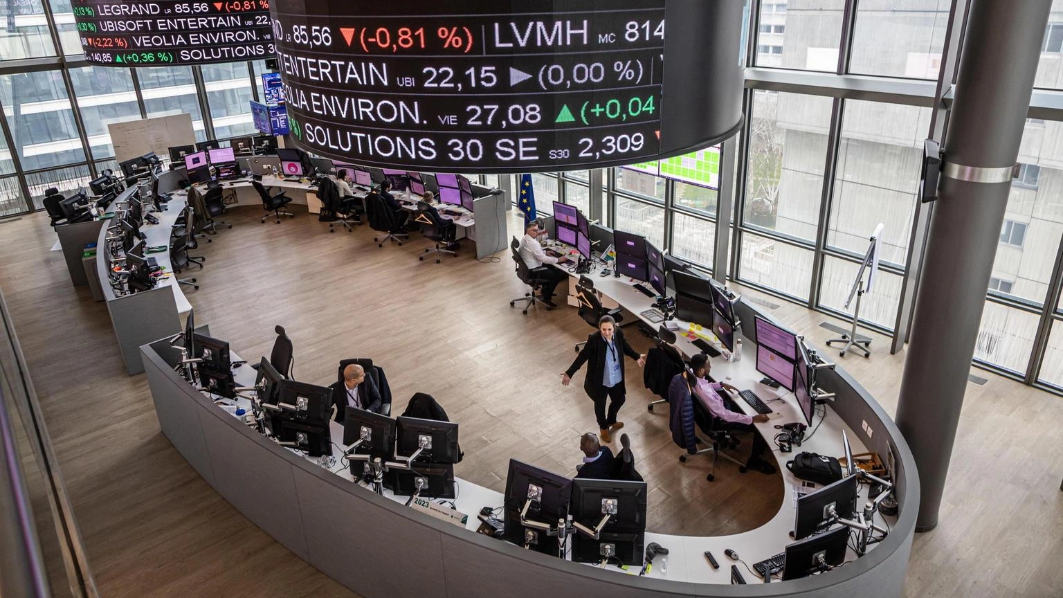 Borsa: l'Europa rallenta dopo avvio Wall Street, Milano +0,6%