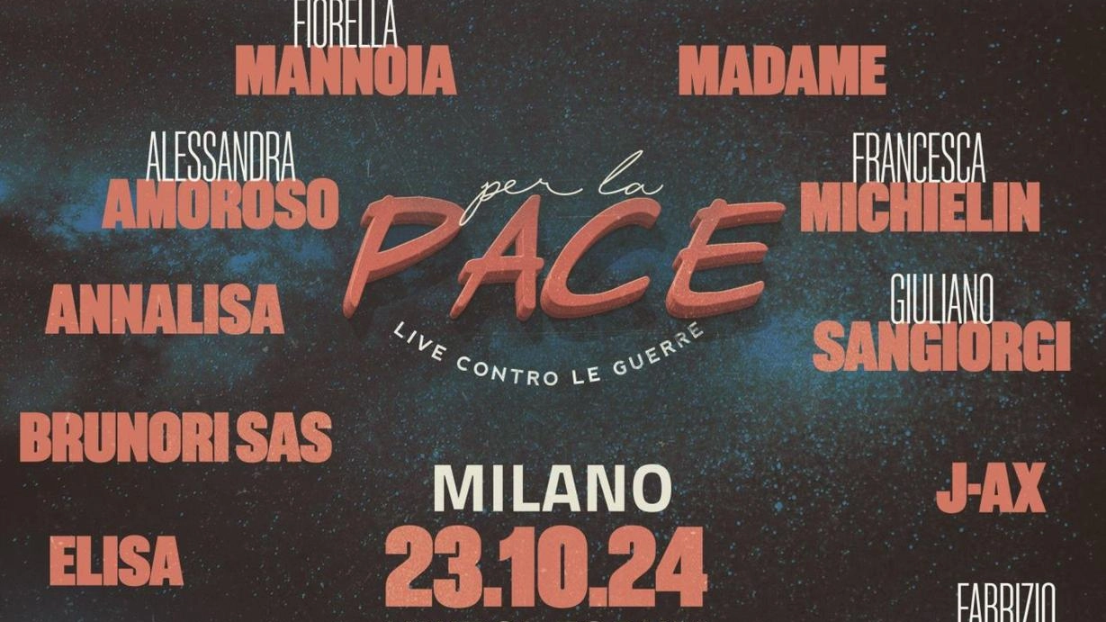 Per la pace - live contro le guerre, musica italiana si unisce