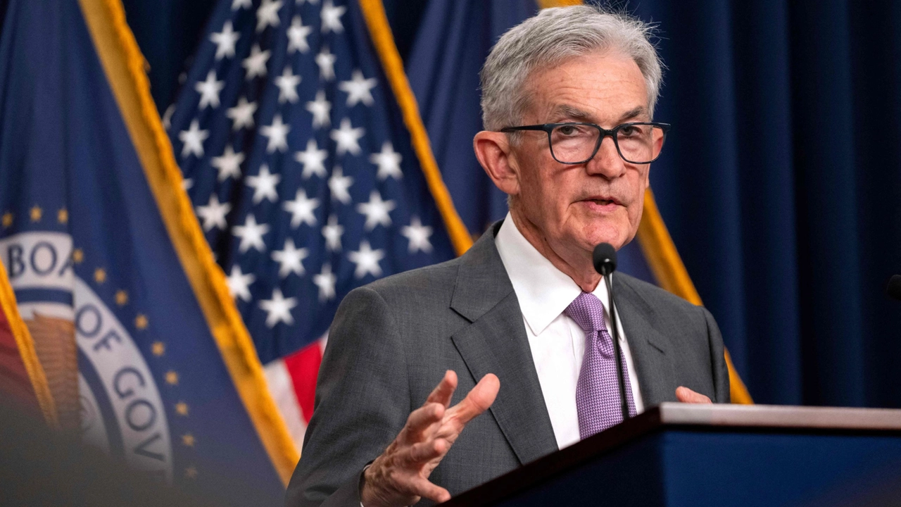 Jerome Powell, presidente della Fed (Ansa)