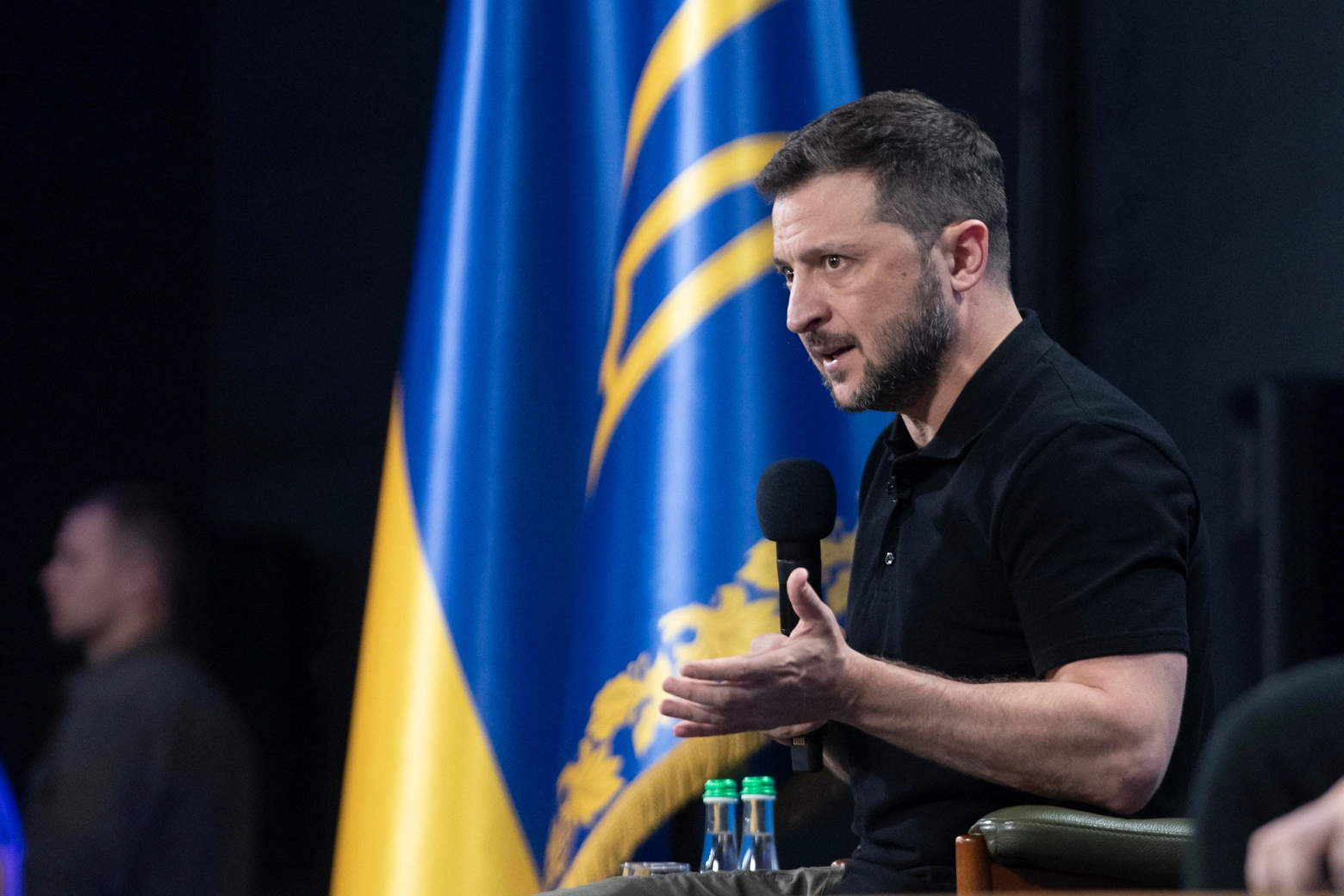 Il presidente ucraino Volodymyr Zelensky sarà al Forum di Cernobbio (Ansa)