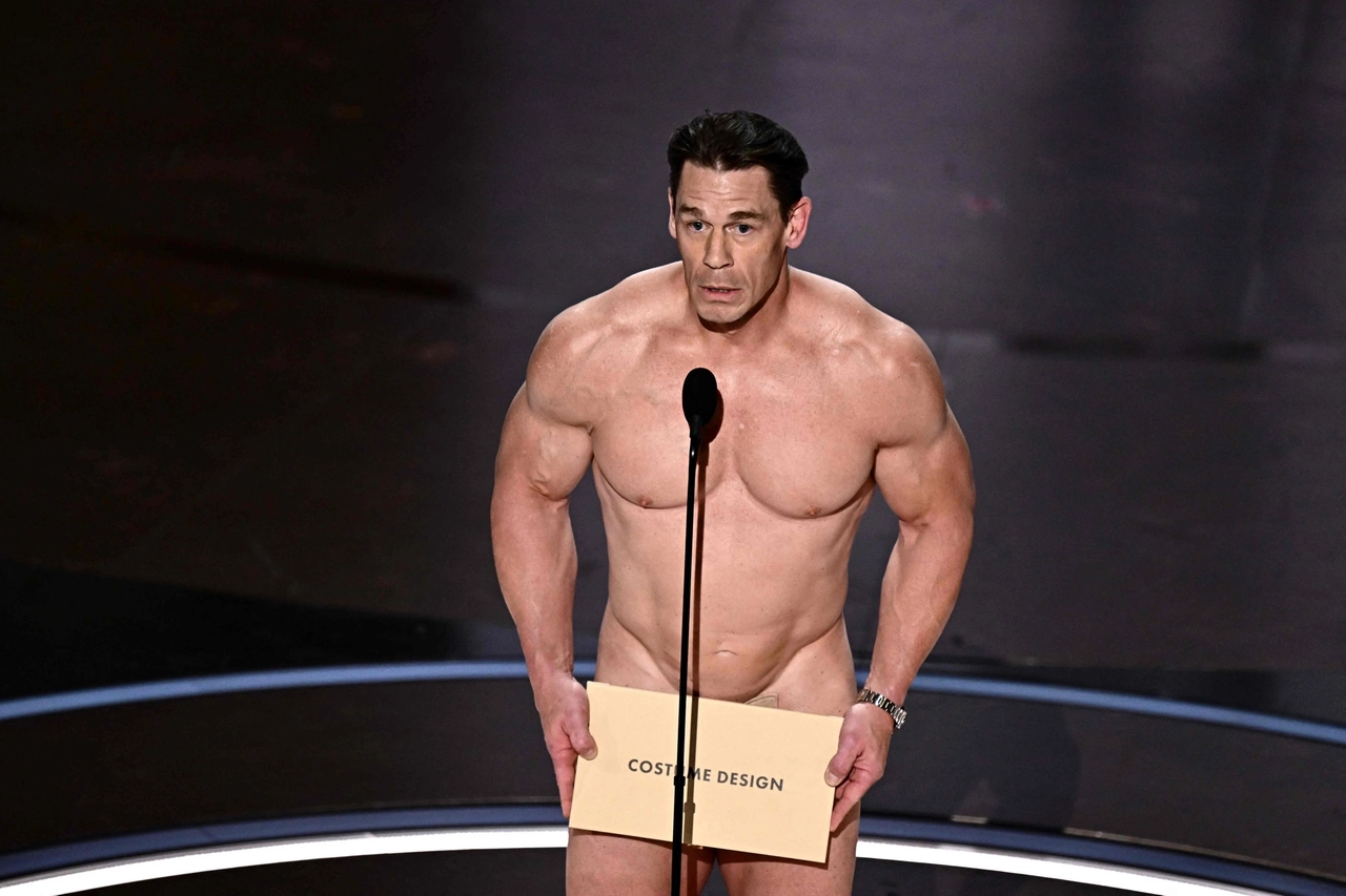 John Cena nudo agli Oscar 2024 (Ansa)