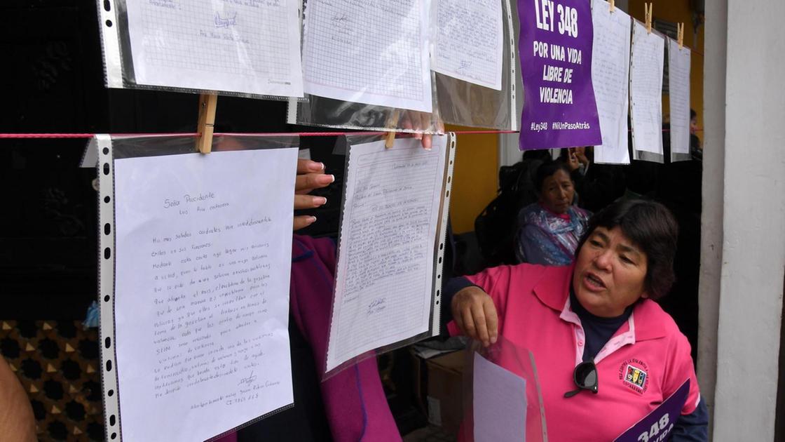 Mille lettere a Luis Arce contro la violenza sulle donne in Bolivia