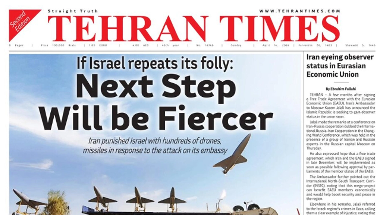 Teheran Times: "Il prossimo passo sarà più feroce"