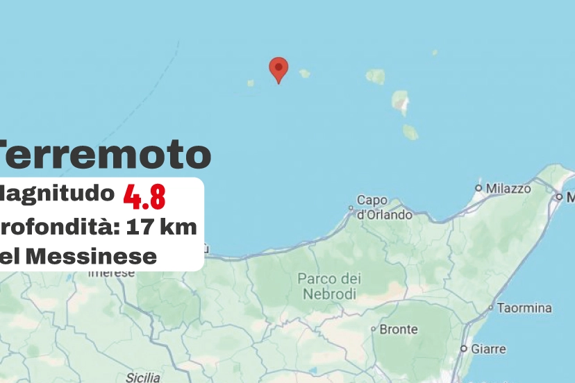 Terremoto nel Messinese, epicentro tra le isole di Alicudi e Filicudi