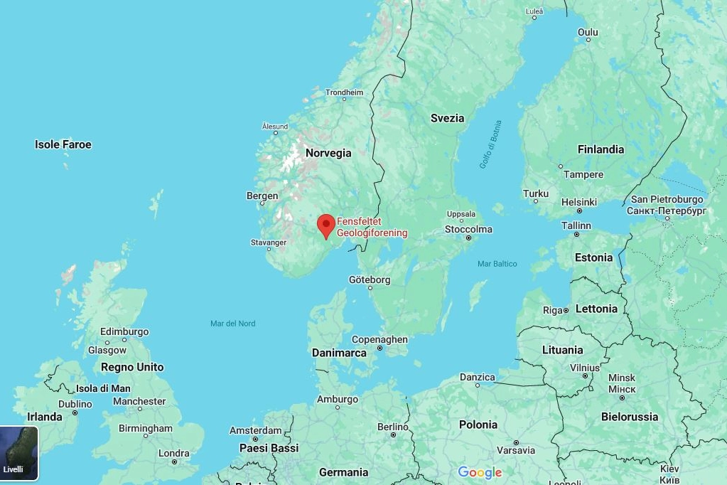 Dove si trova il giacimenti di Fensfeltet in Norvegia