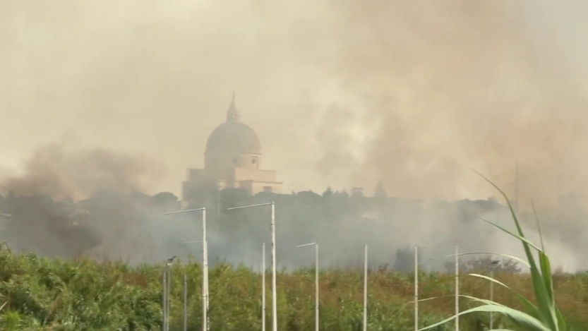 Roma, ampio incidente alla Magliana (screenshot Local Team)