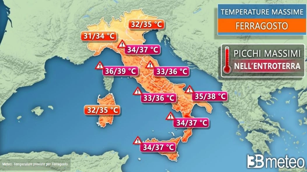 “Tregua in arrivo per le notti tropicali”. Ma per caldo africano e afa nuovo ribaltone a fine agosto