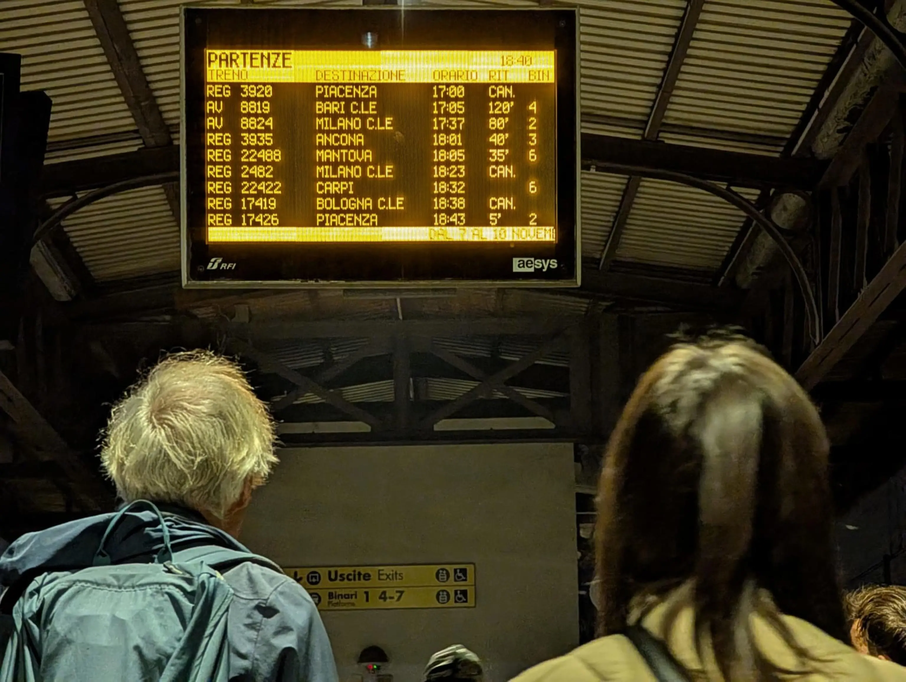 Venerdì 8 novembre scioperano anche i treni?