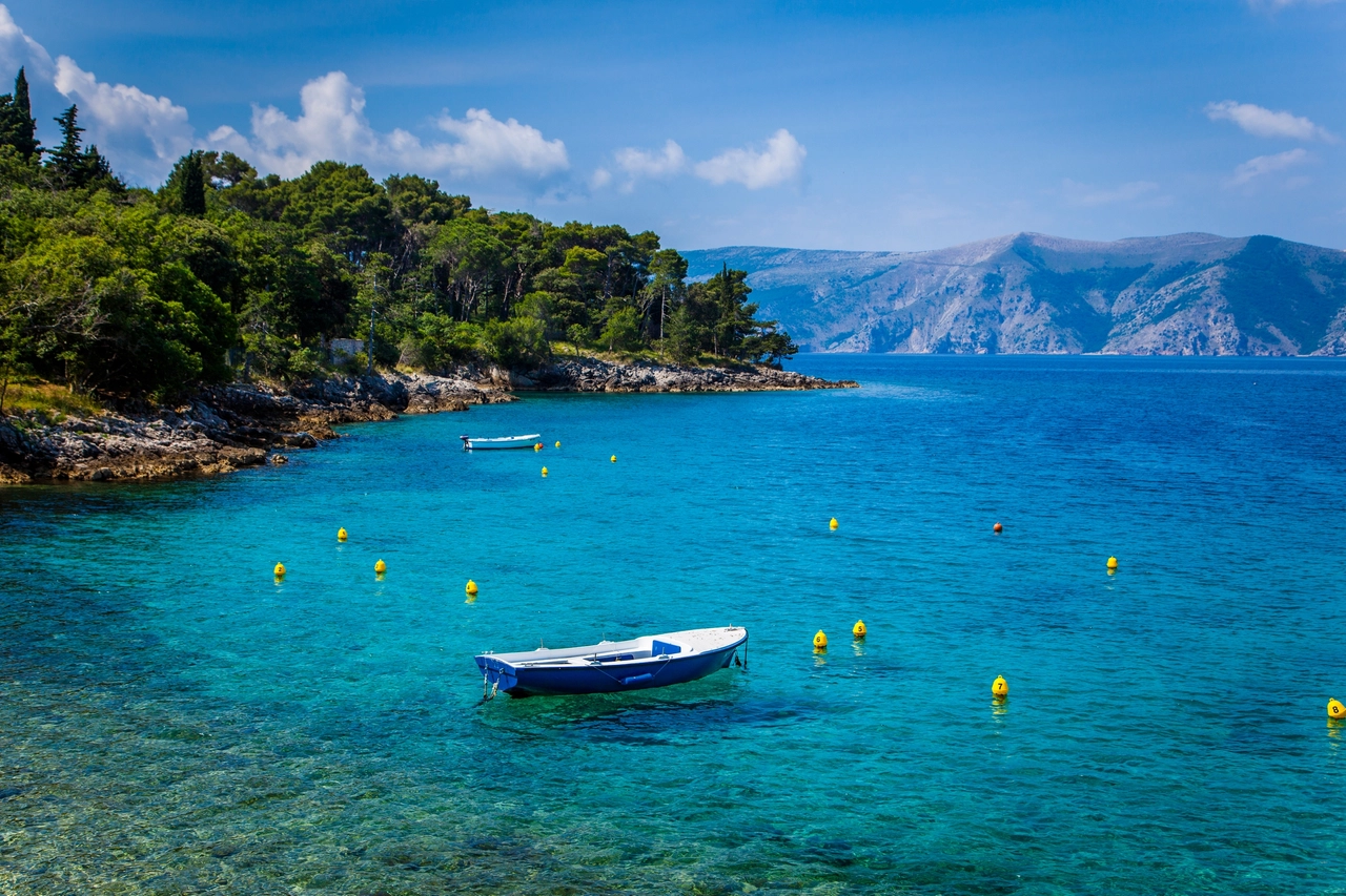 Suggestiva baia nell'isola di Krk/Veglia (© Frank Heuer)