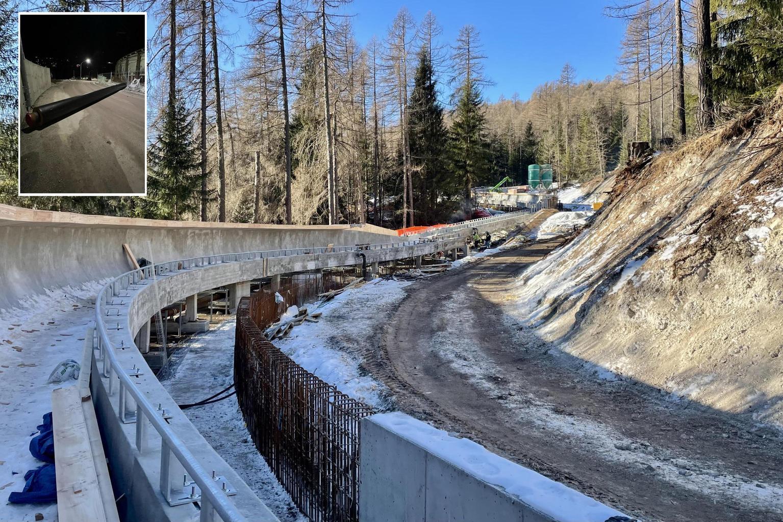 Indagini sulla pista da bob di Cortina: possibile sabotaggio in vista delle Olimpiadi 2026