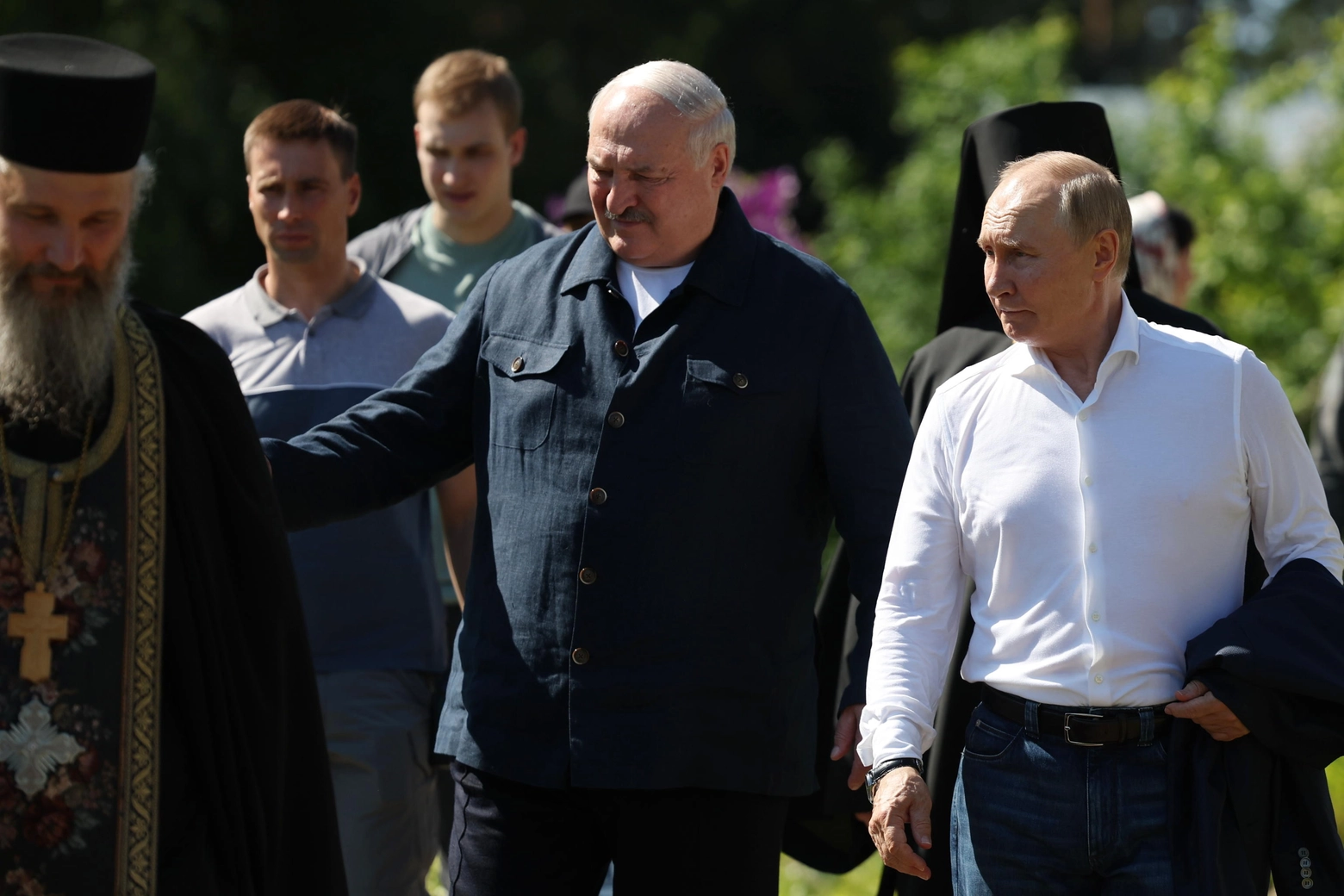 Vladimir Putin e Aleksandr Lukashenko si sono incontrati sull'isola di Valaam
